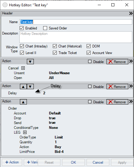 Hotkey Editor - Delay