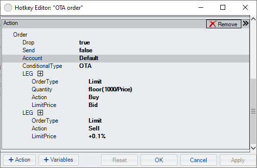 Hotkey Editor - Orders - OTA