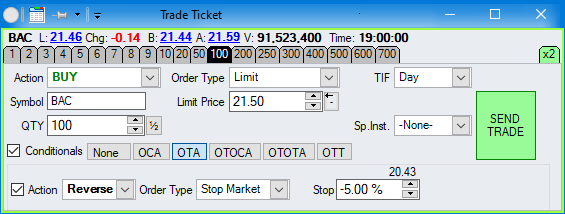 Trade - Conditional - OTA