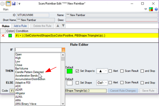 Candle Pattern Simple Editor