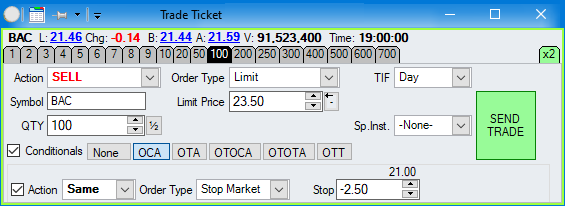 Trade - Conditional - OCA